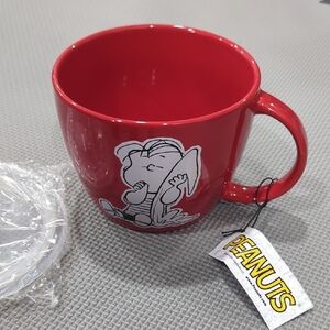 Peanuts Red Mug with Linus Design